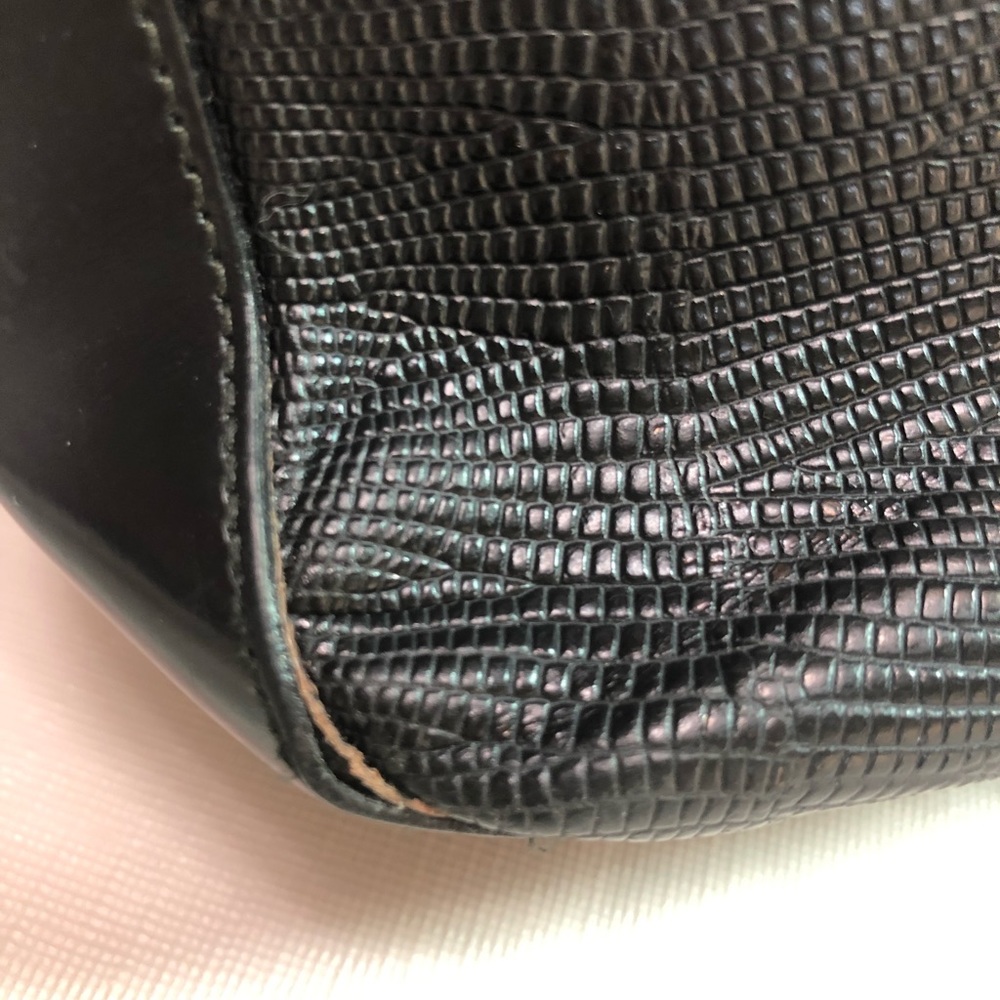 Salvatore Ferragamo Black Leather Purse - Picture 6 of 8